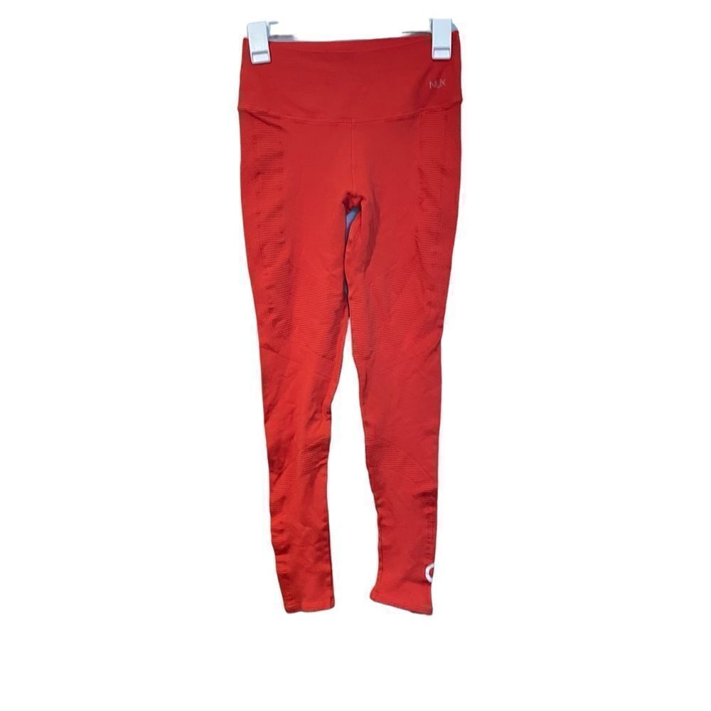 Nux x Cyclebar Red Logo Leggings Size Medium